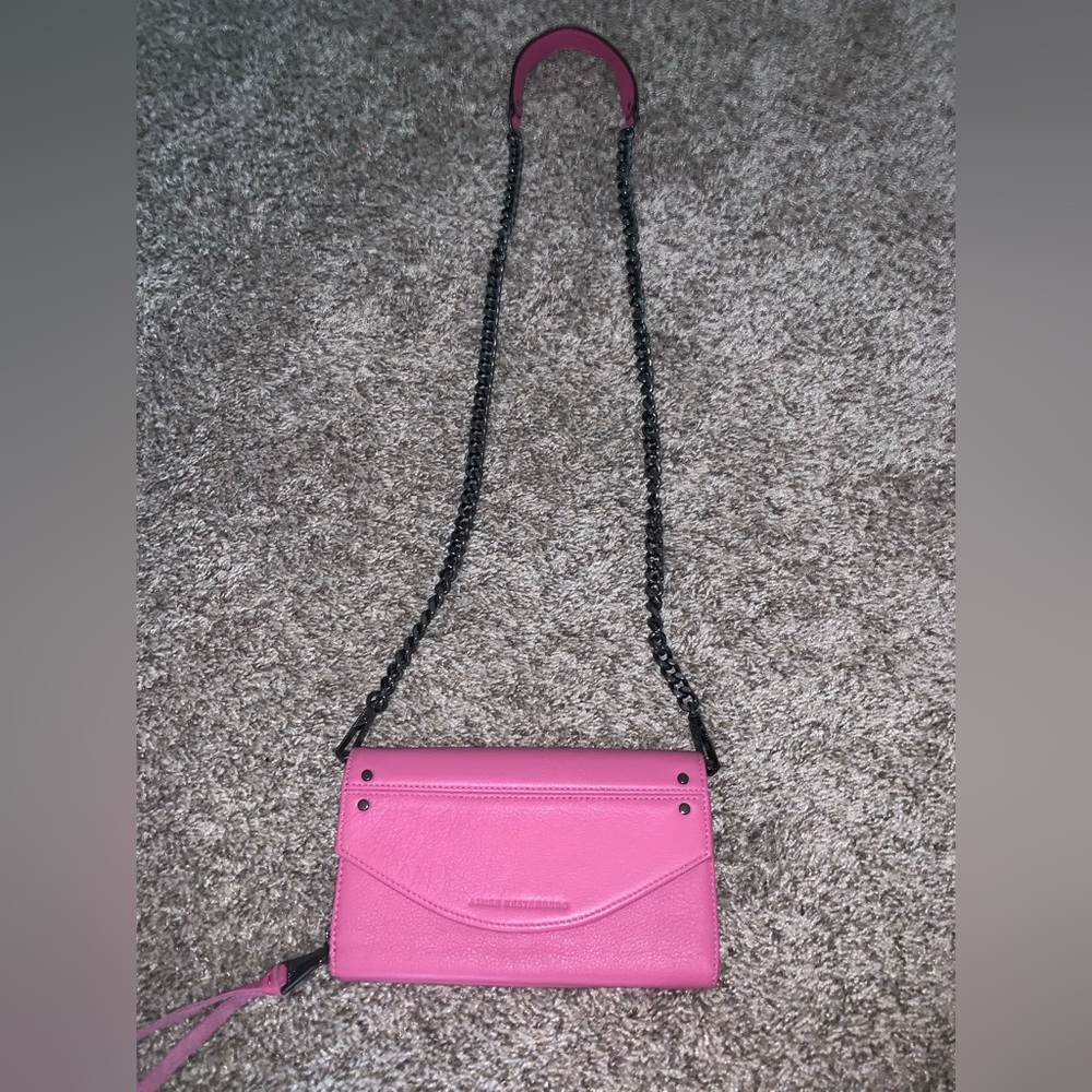 Aimee Kestenberg Delancey Leather Chain Wallet Crossbody